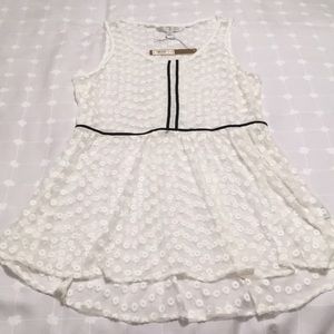 NWT Lauren Conrad lace tunic